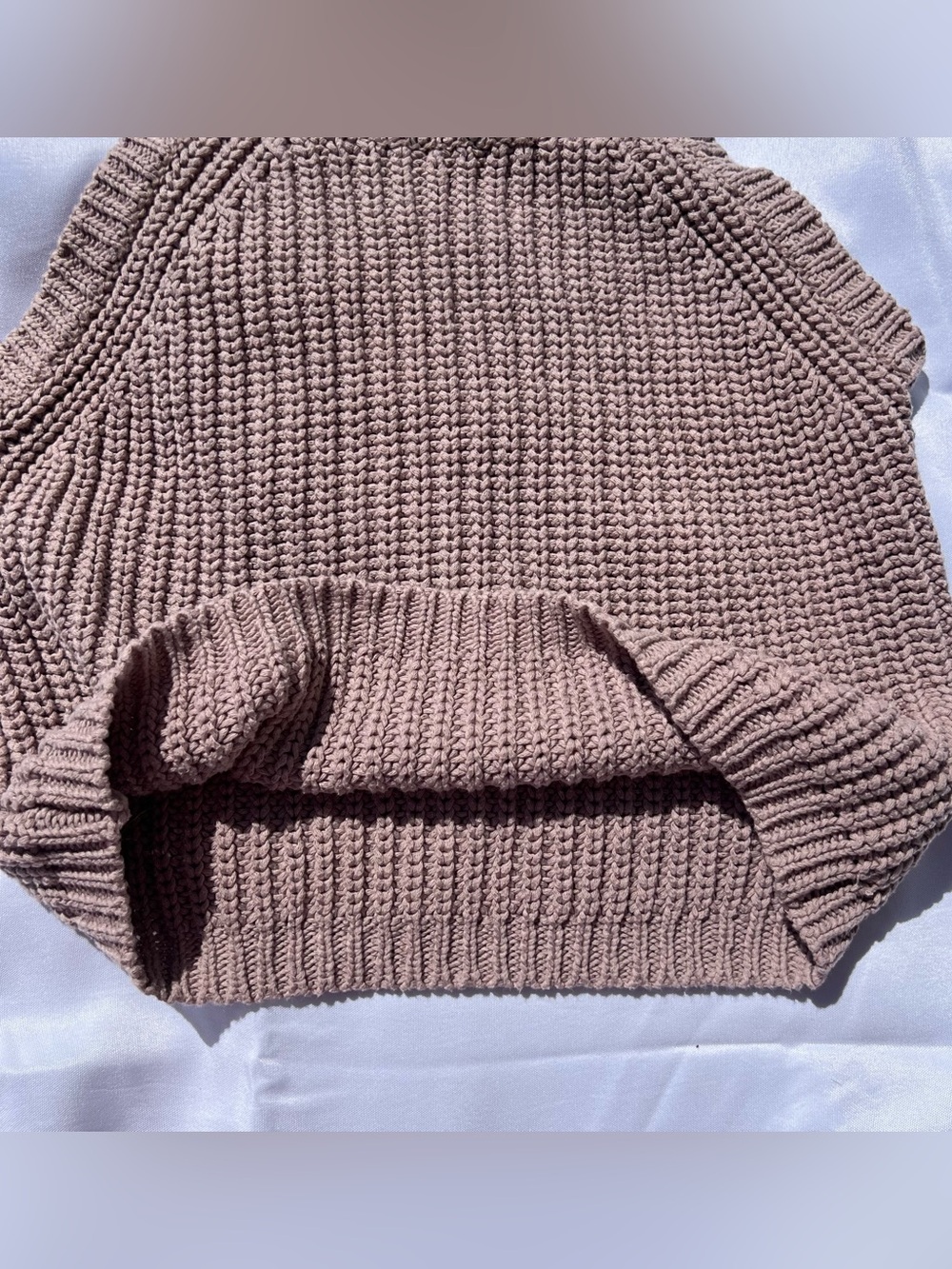 Vintage Y2K Charlotte Russe Crocheted Crop Tank/Sweater - Taupe - Picture 6 of 8